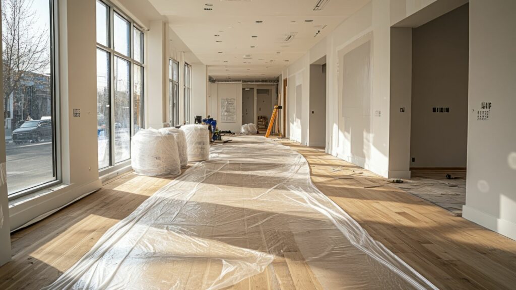 Remise en état de locaux