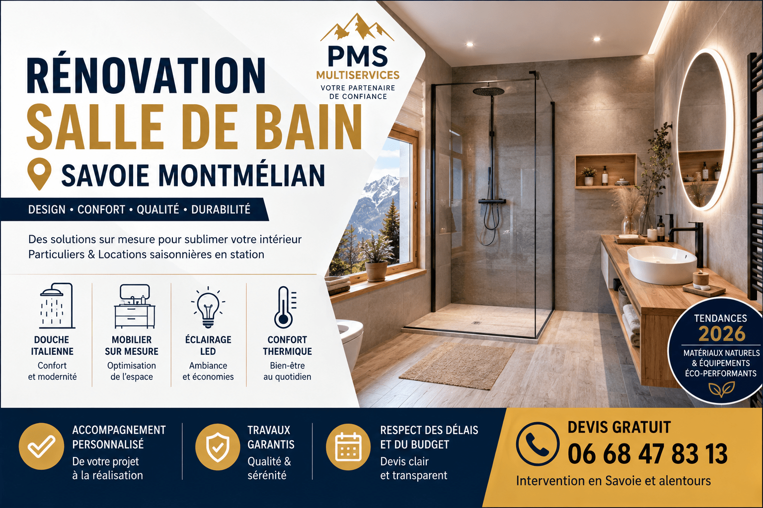 rénovation salle de bain Savoie Montmélian