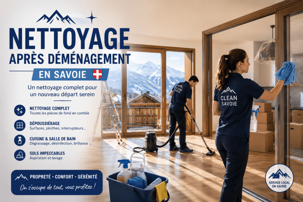 Nettoyage après déménagement Savoie