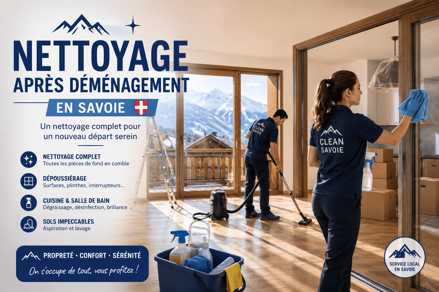 Nettoyage après déménagement Savoie