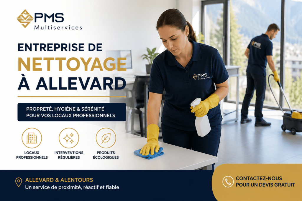 entreprise de nettoyage à Allevard