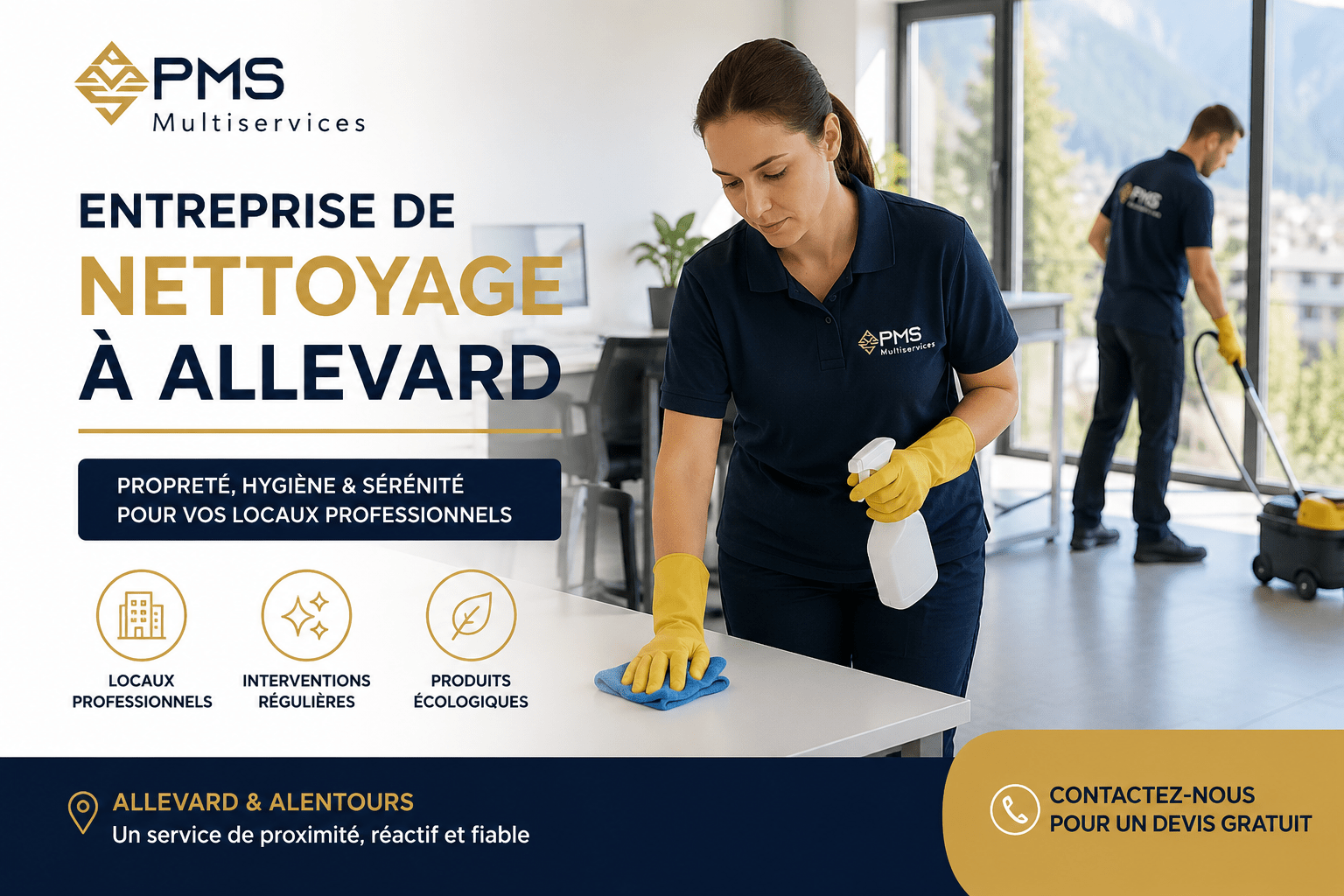 entreprise de nettoyage à Allevard