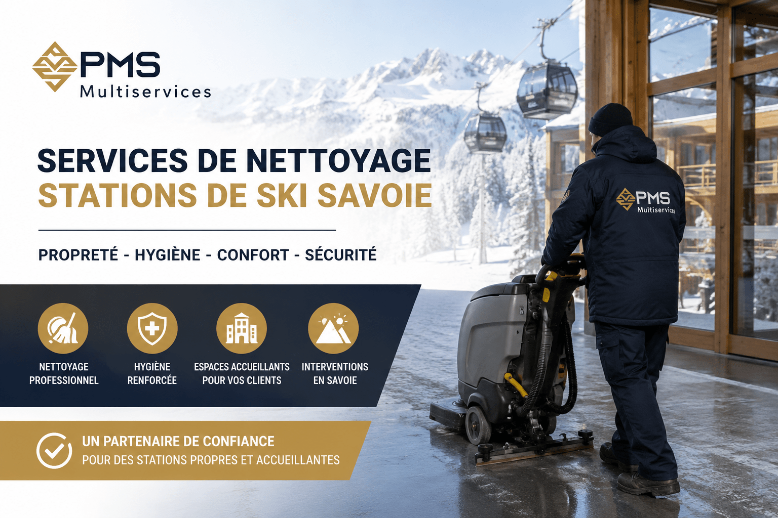 services de nettoyage stations de ski Savoie