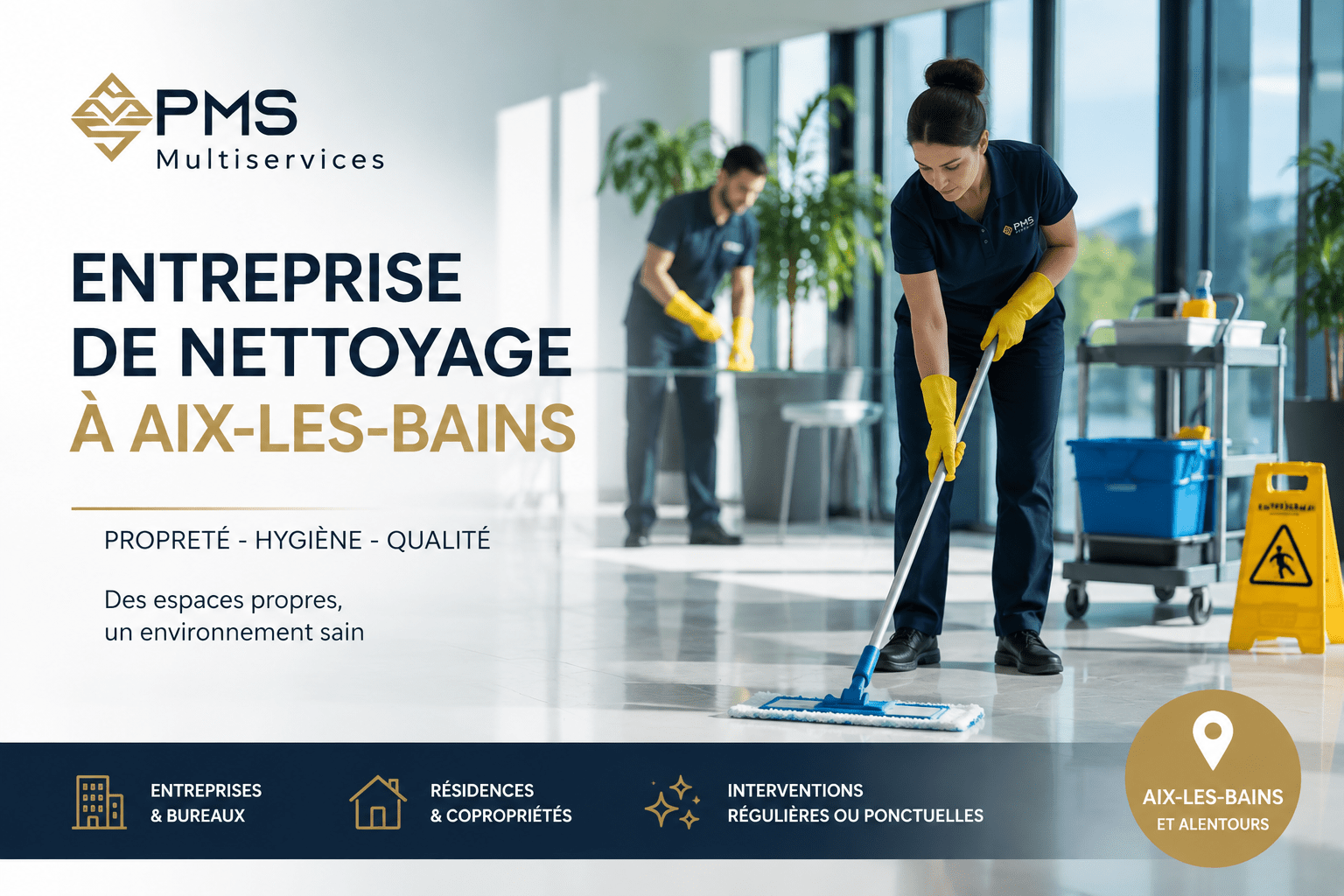 entreprise de nettoyage à Aix-les-Bains