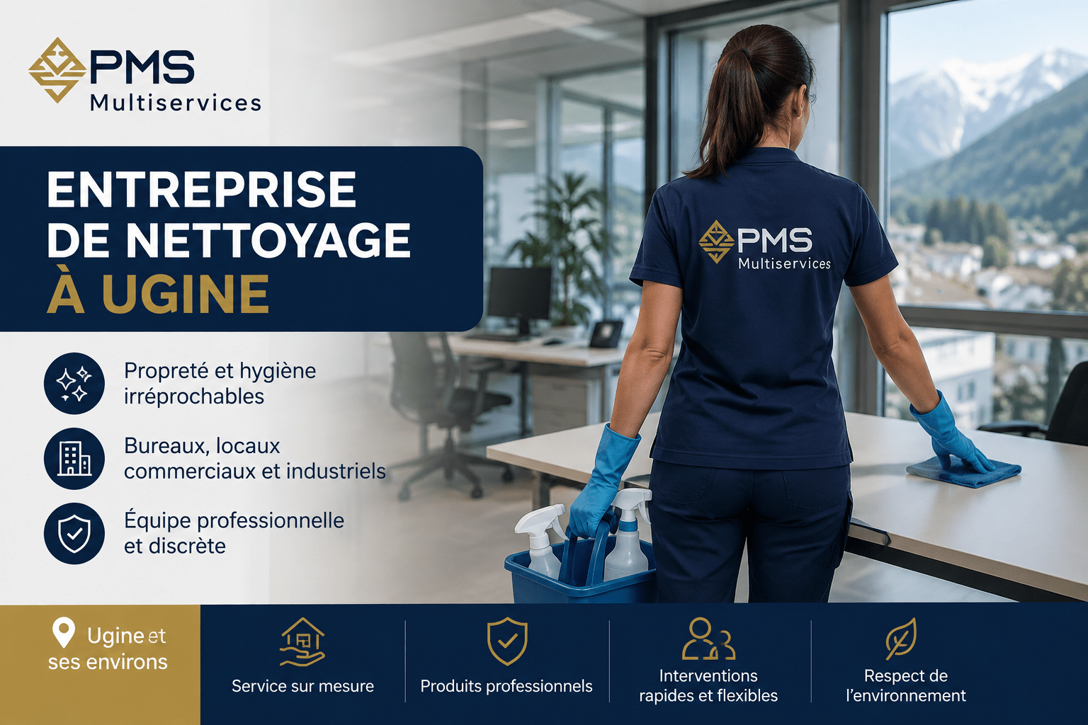 entreprise de nettoyage à Ugine