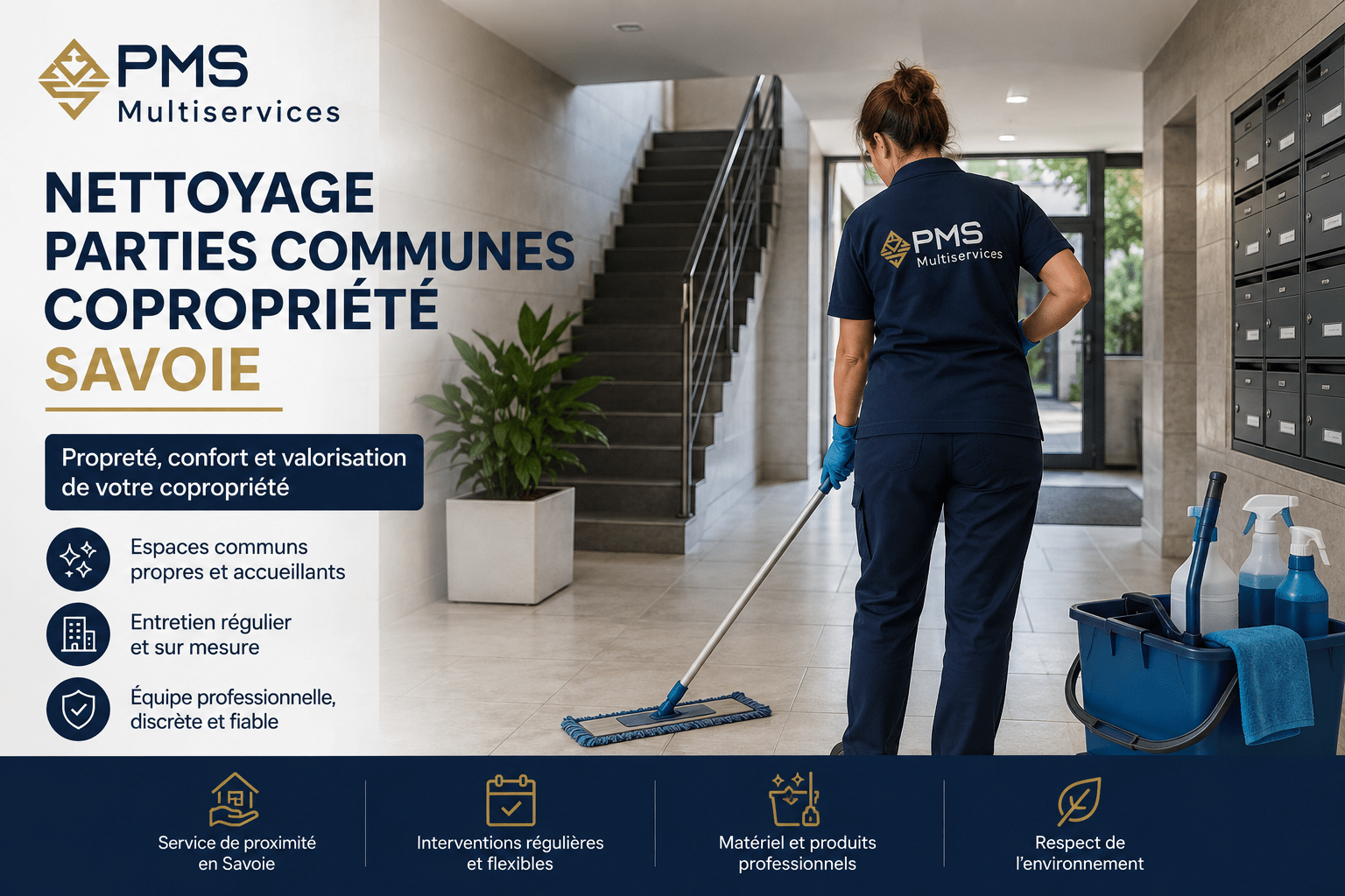 nettoyage parties communes copropriété Savoie